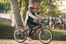 BTWIN - دراجة هجينة للأطفال مقاس 20  أصلية 500 6-9 سنوات ، أسود