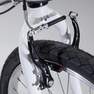 BTWIN - Original 100 Kids' 24 Hybrid Bike 9-12 Years, White