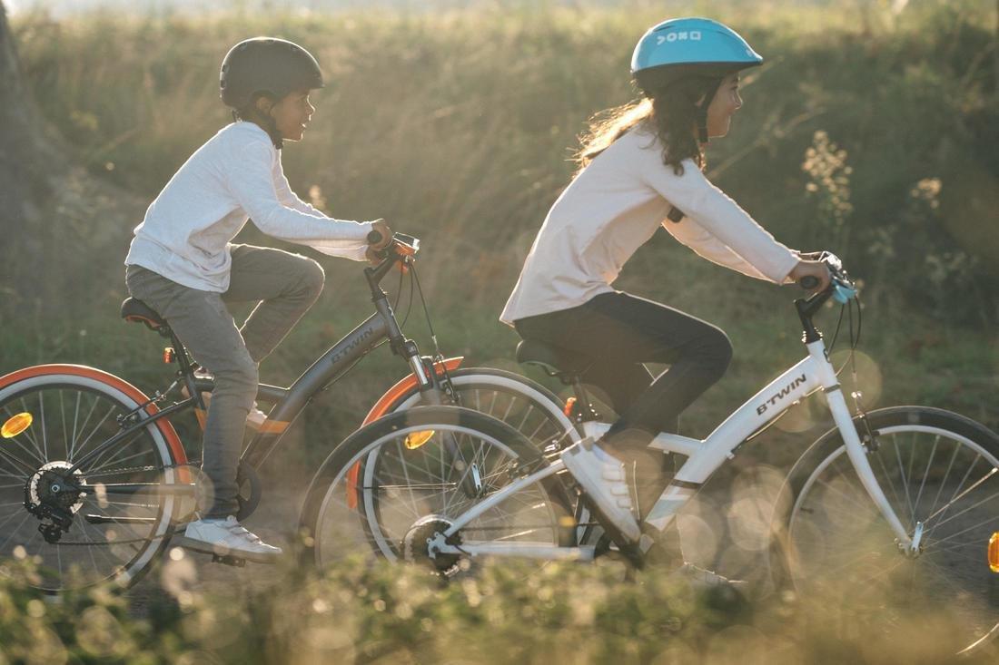 Original 100 Kids' 24 Hybrid Bike 9-12 Years, White, No Color, large image number 10