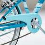BTWIN - دراجة هجينة مقاس 24 للأطفال من عمر 9 إلى 12 سنة أصلية 500 ، أزرق غامق
