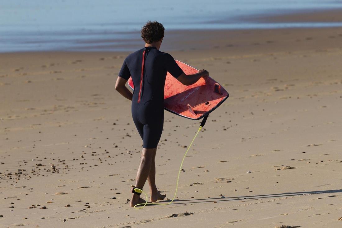 Large  100 Men's 1.5mm Neoprene Shorty Surfing Wetsuit - Navy Blue, , large image number 9