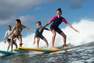 OLAIAN - 8-9Y  100 Child's 1.5mm Neoprene  Shorty Surfing Wetsuit, Deep Purple