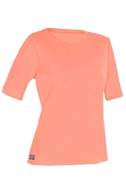 Small  Water T-Shirt Anti UV Surf Short-Sleeved Women, Fluo Peach, , large image number 0