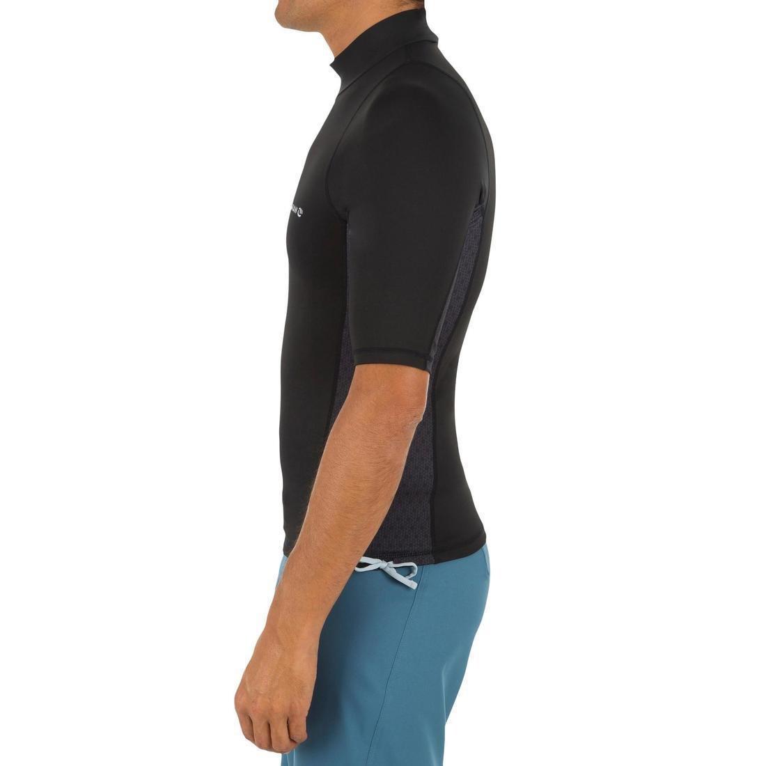 2XL  500 Men's Short-Sleeved UV-Protection Surfing T-Shirt - Black, , large image number 2