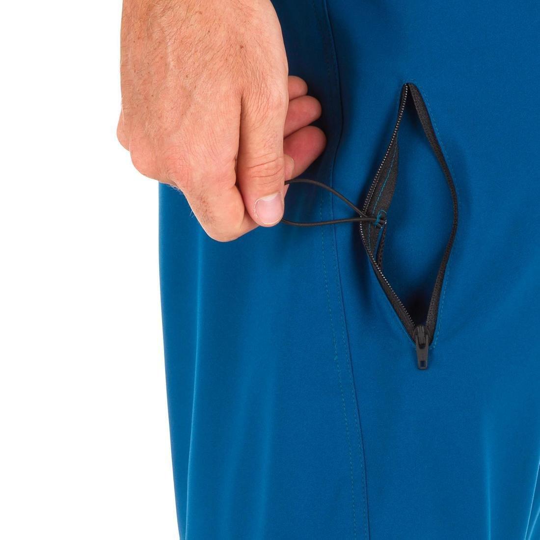 Small  500 long Surfing Boardshorts plain, Petrol Blue, , large image number 2