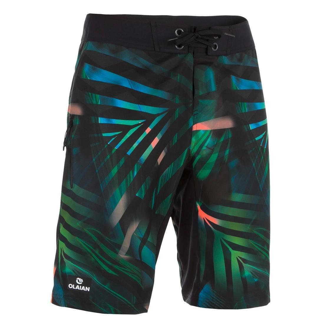 Small  500 long Surfing Boardshorts plain, Petrol Blue, , large image number 5