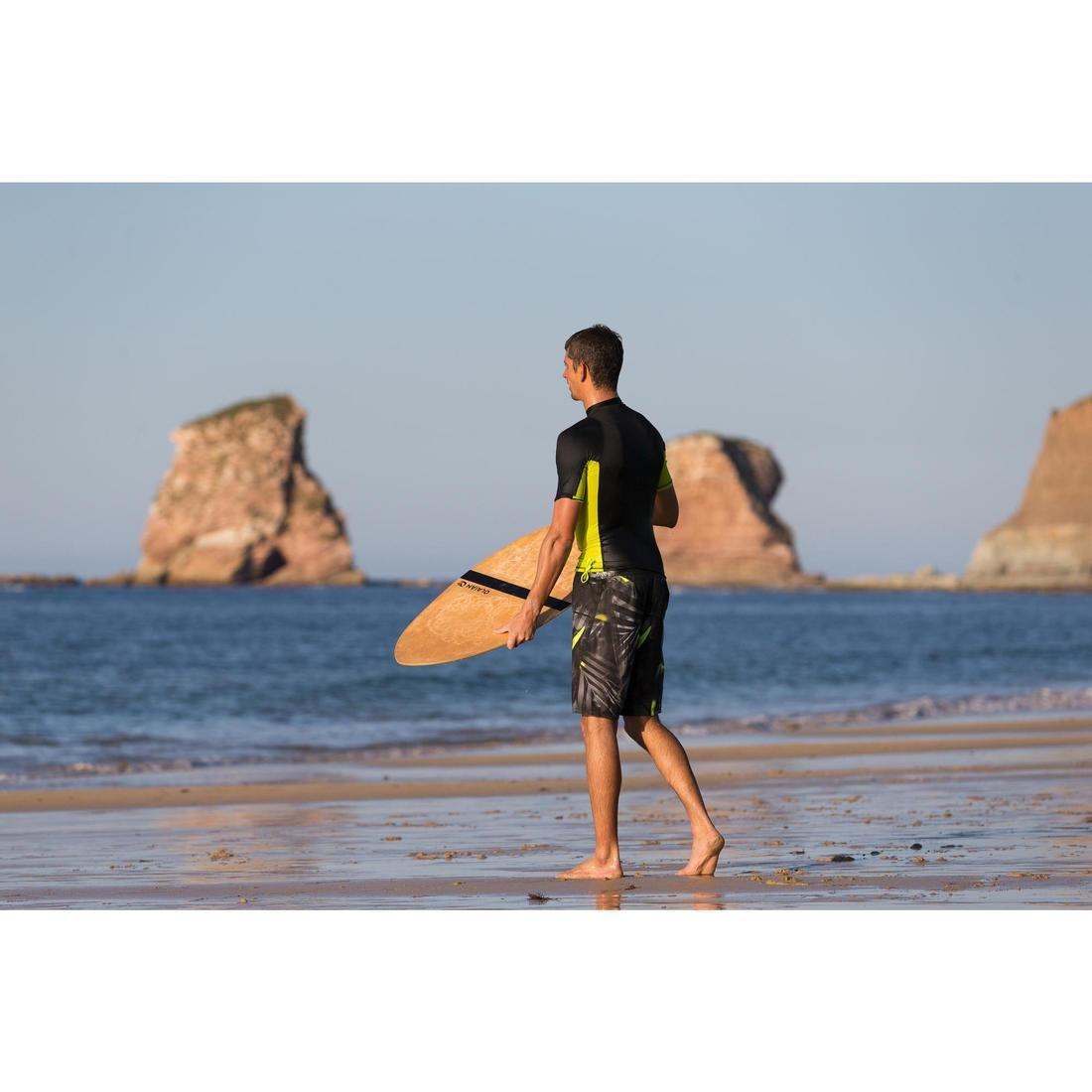 Small  500 long Surfing Boardshorts plain, Petrol Blue, , large image number 7