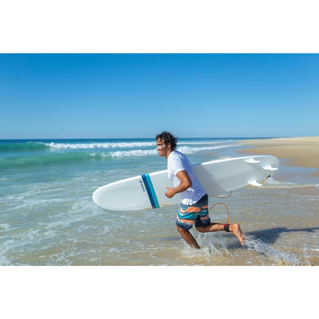 Small  500 long Surfing Boardshorts plain, Petrol Blue, , large image number 14