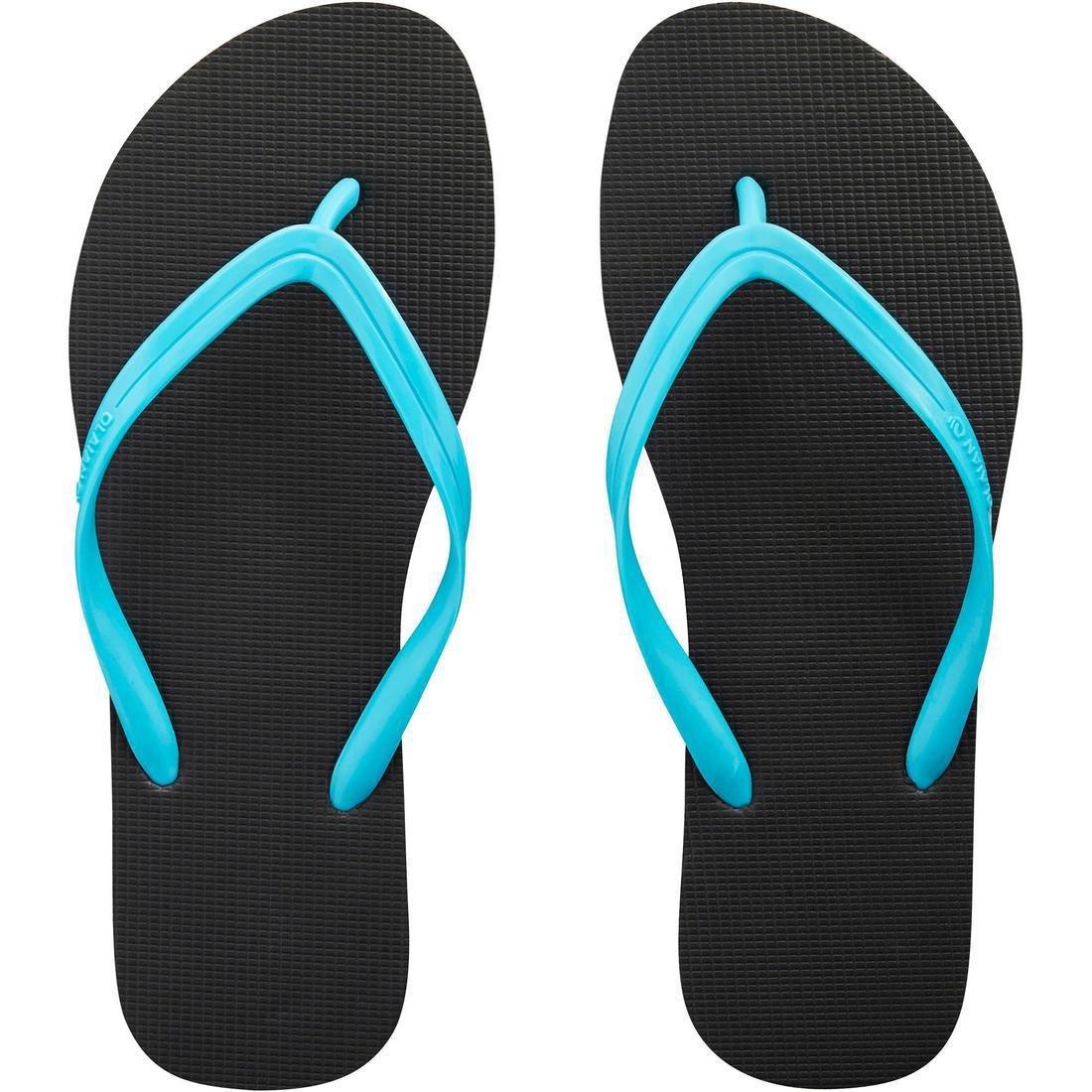 EU 35-36  Women's Flip-Flops 100 - Turquoise Black, , large image number 1