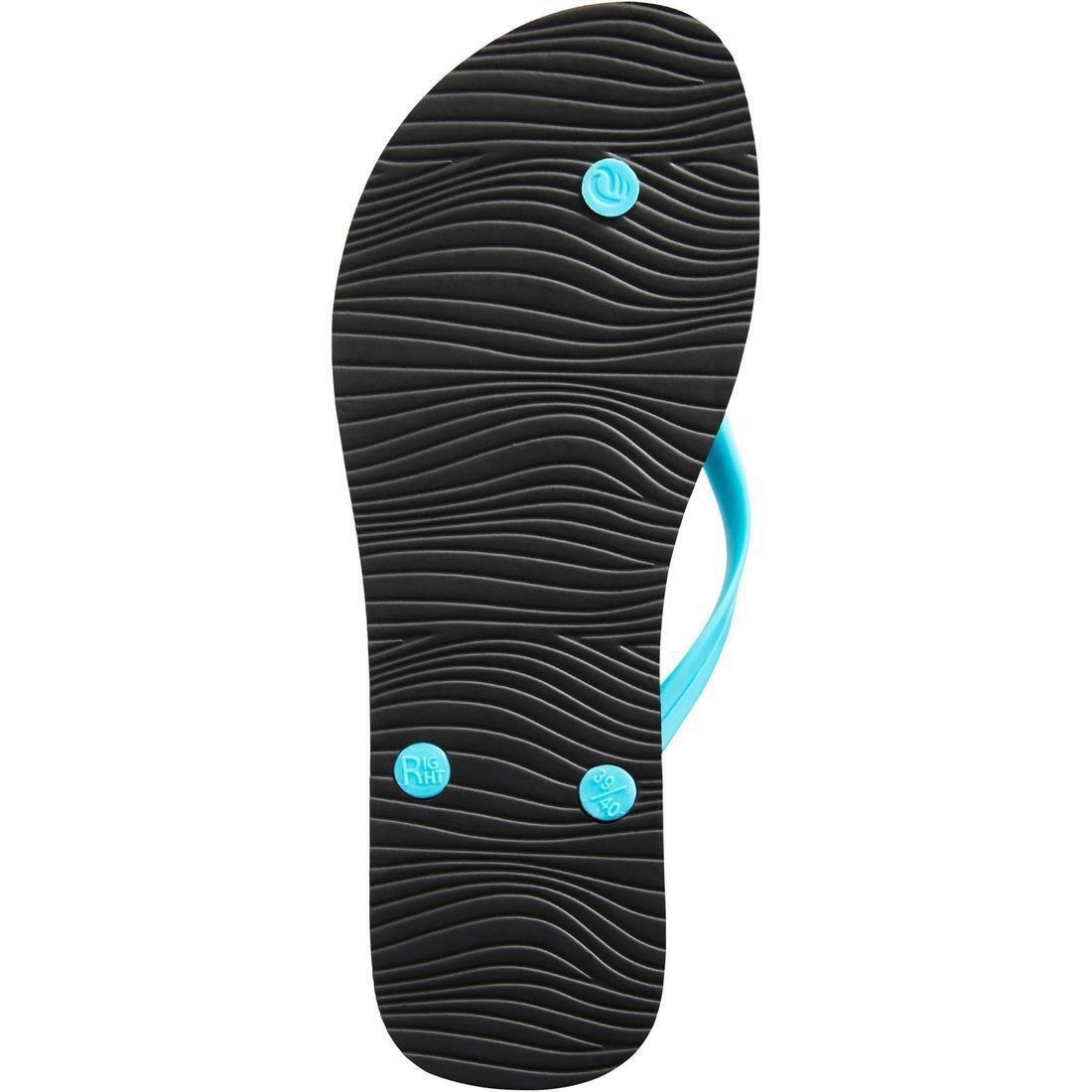 EU 35-36  Women's Flip-Flops 100 - Turquoise Black, , large image number 2