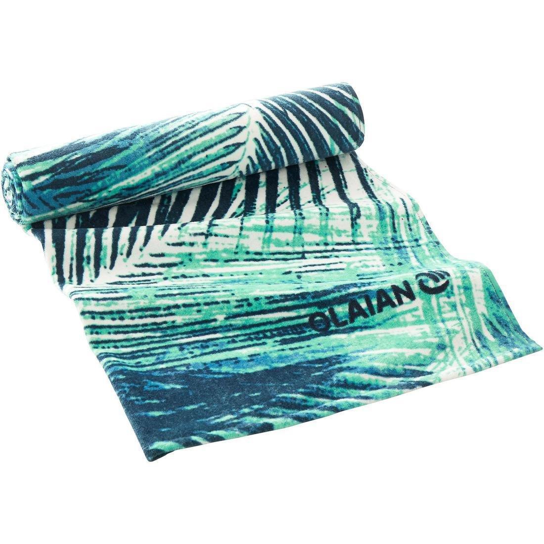 Towel L 145 x 85 cm - Print Street, Turquoise, , large image number 5