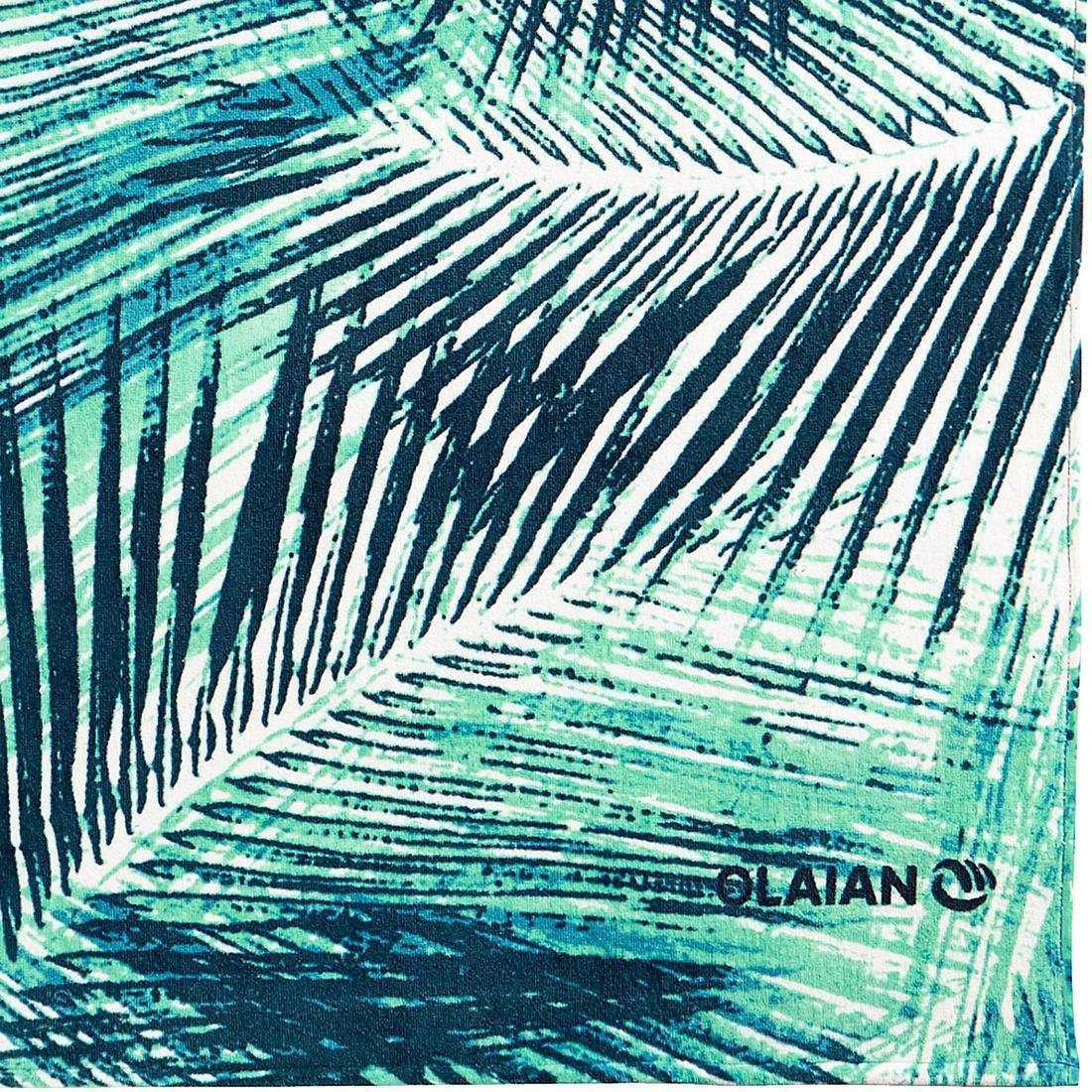 Towel L 145 x 85 cm - Print Street, Turquoise, , large image number 7