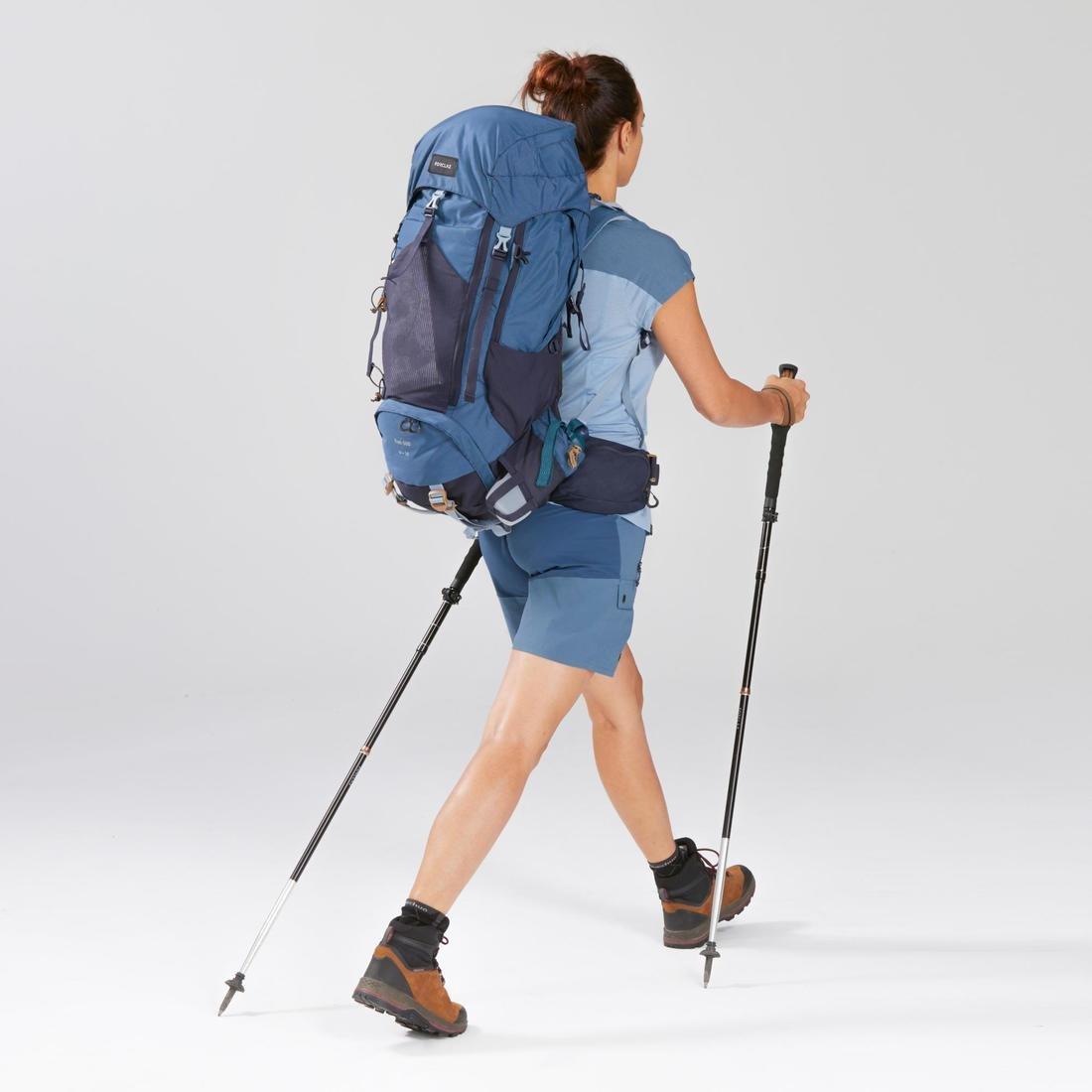 50L  Women's 50+ Rucksack 10L - Blue, Whale Grey, , large image number 1