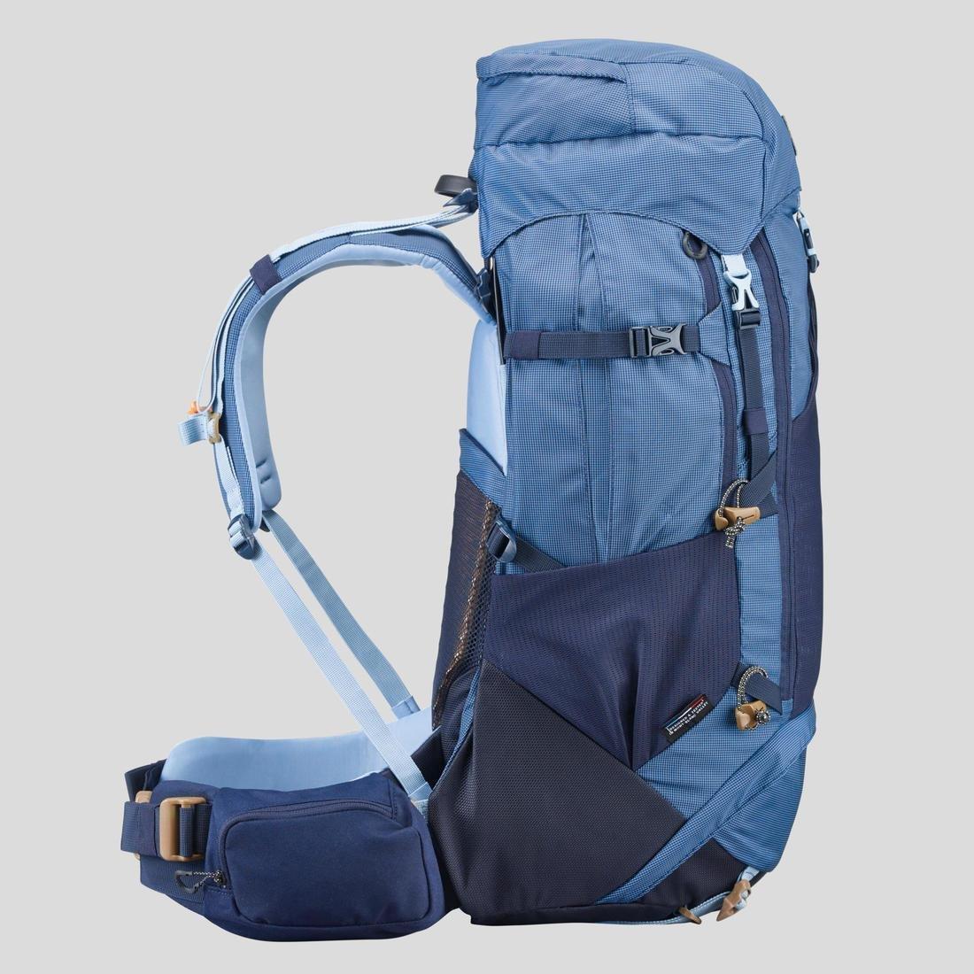 50L  Women's 50+ Rucksack 10L - Blue, Whale Grey, , large image number 3