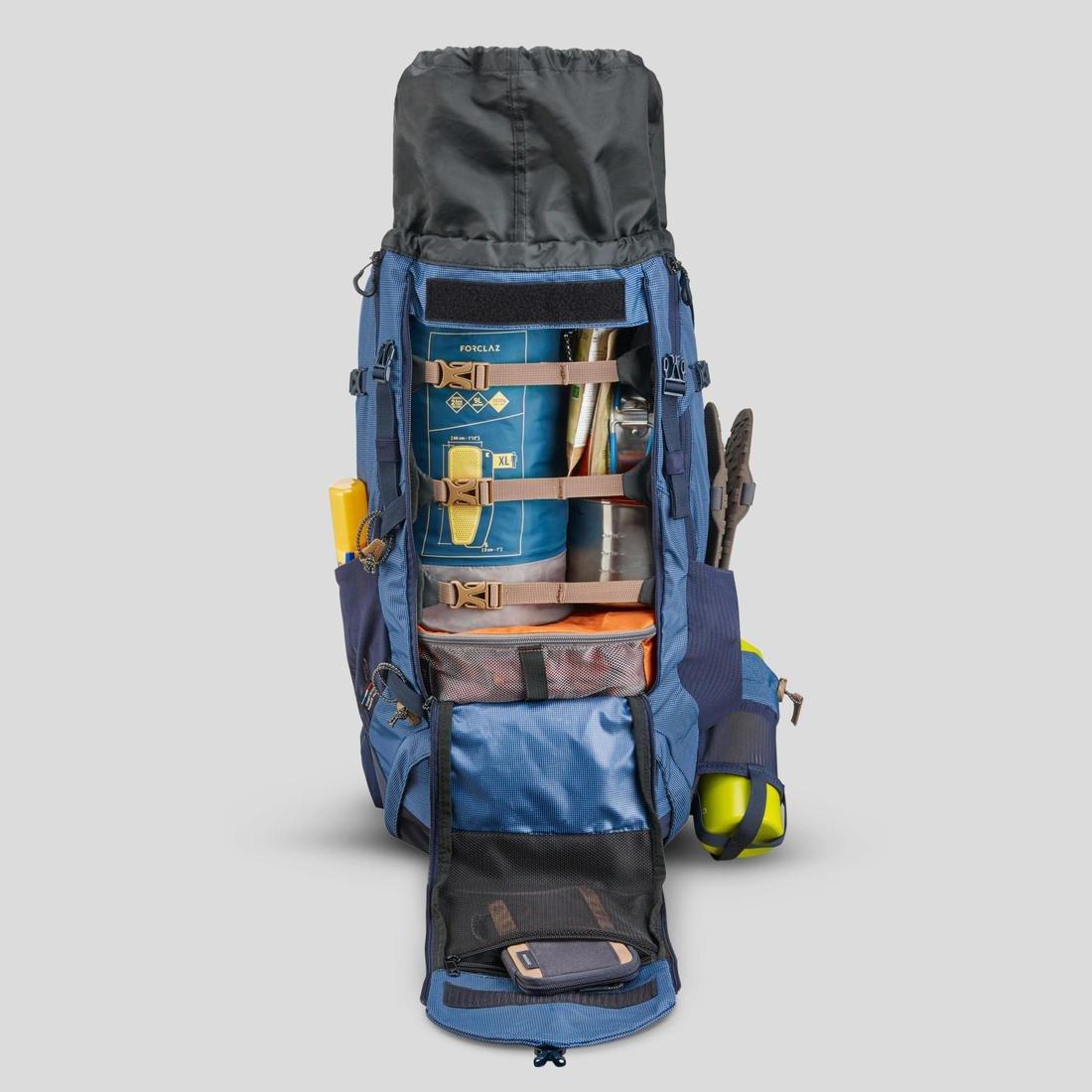 50L  Women's 50+ Rucksack 10L - Blue, Whale Grey, , large image number 7