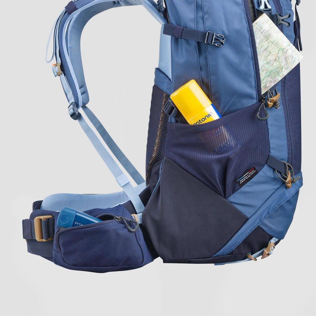 50L  Women's 50+ Rucksack 10L - Blue, Whale Grey, , large image number 10