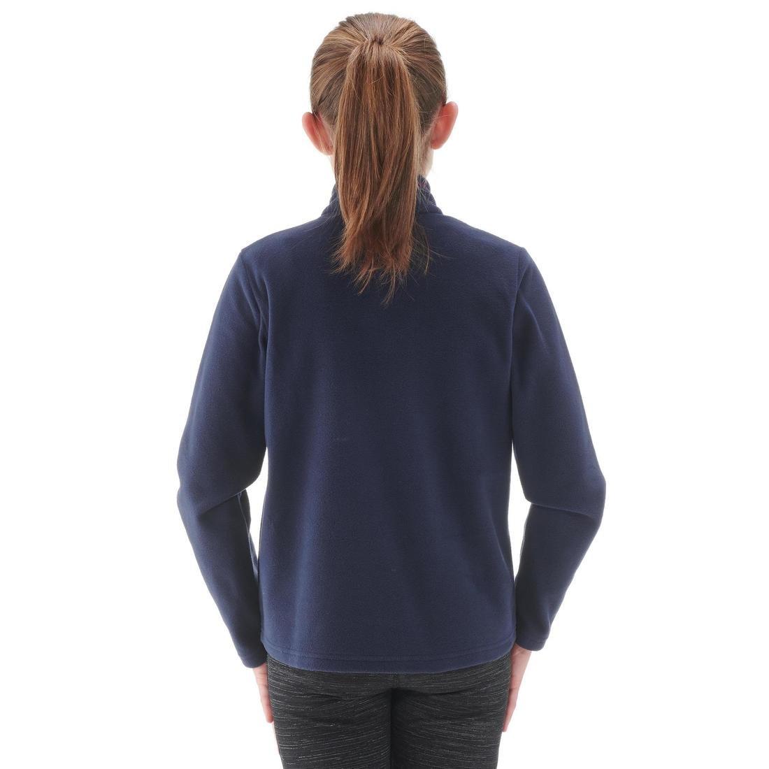 12-13 Years Kids' Hiking Fleece - Mh100 Aged 7-15, Deep Blue, , large image number 5