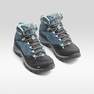 QUECHUA - EU 40 Women's waterproof mountain walking boots - MH500 Mid, Blue Grey