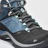 QUECHUA - EU 42  Women's Waterproof Walking Boots, Blue Grey