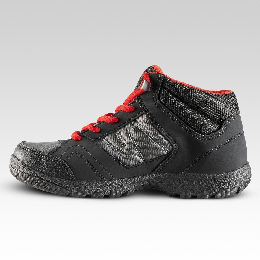 Eu 36 Kids Hiking Boots 35 To 38 Mid Jr Mh100, Grey, , large image number 7