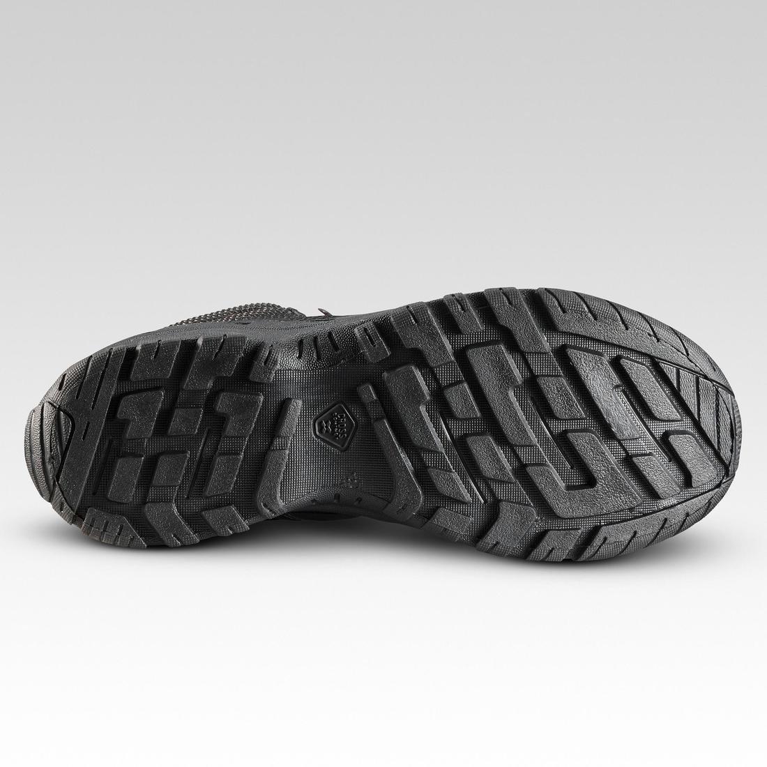 Eu 36 Kids Hiking Boots 35 To 38 Mid Jr Mh100, Grey, , large image number 8