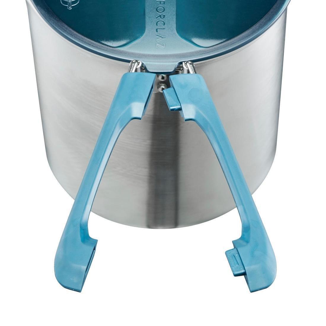 طقم طهي من الفولاذ المقاوم للصدأ لشخصين، رمادي غامق، 1.6L, No Color, large image number 3