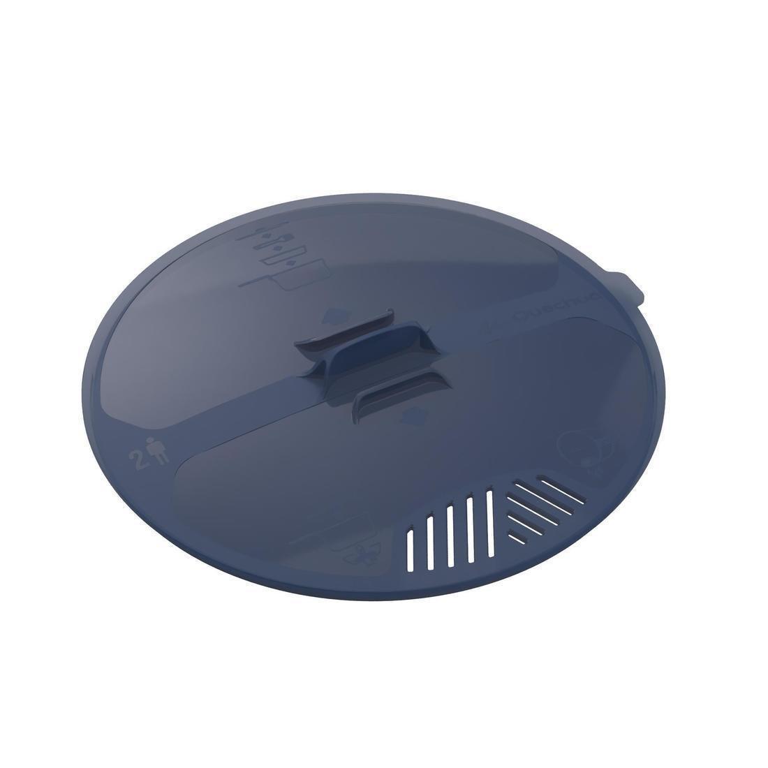 Hiker'S Camping Stainless Steel Cook Set Mh100 2 People (1.6 L), Dark Grey, No Color, large image number 5