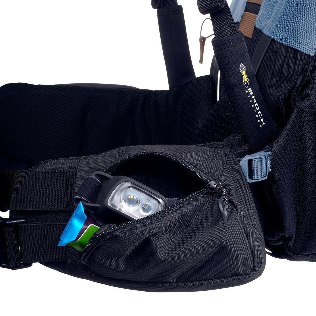 حقيبة ظهر سيمبيوم نسائي للرحلات 60 لتر 50 + 10 لتر - أم تي900، أزرق رمادي, No Color, large image number 6