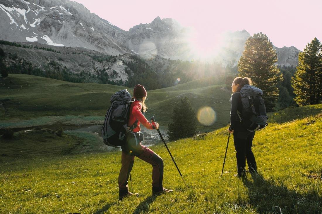 حقيبة ظهر سيمبيوم نسائي للرحلات 60 لتر 50 + 10 لتر - أم تي900، أزرق رمادي, No Color, large image number 12