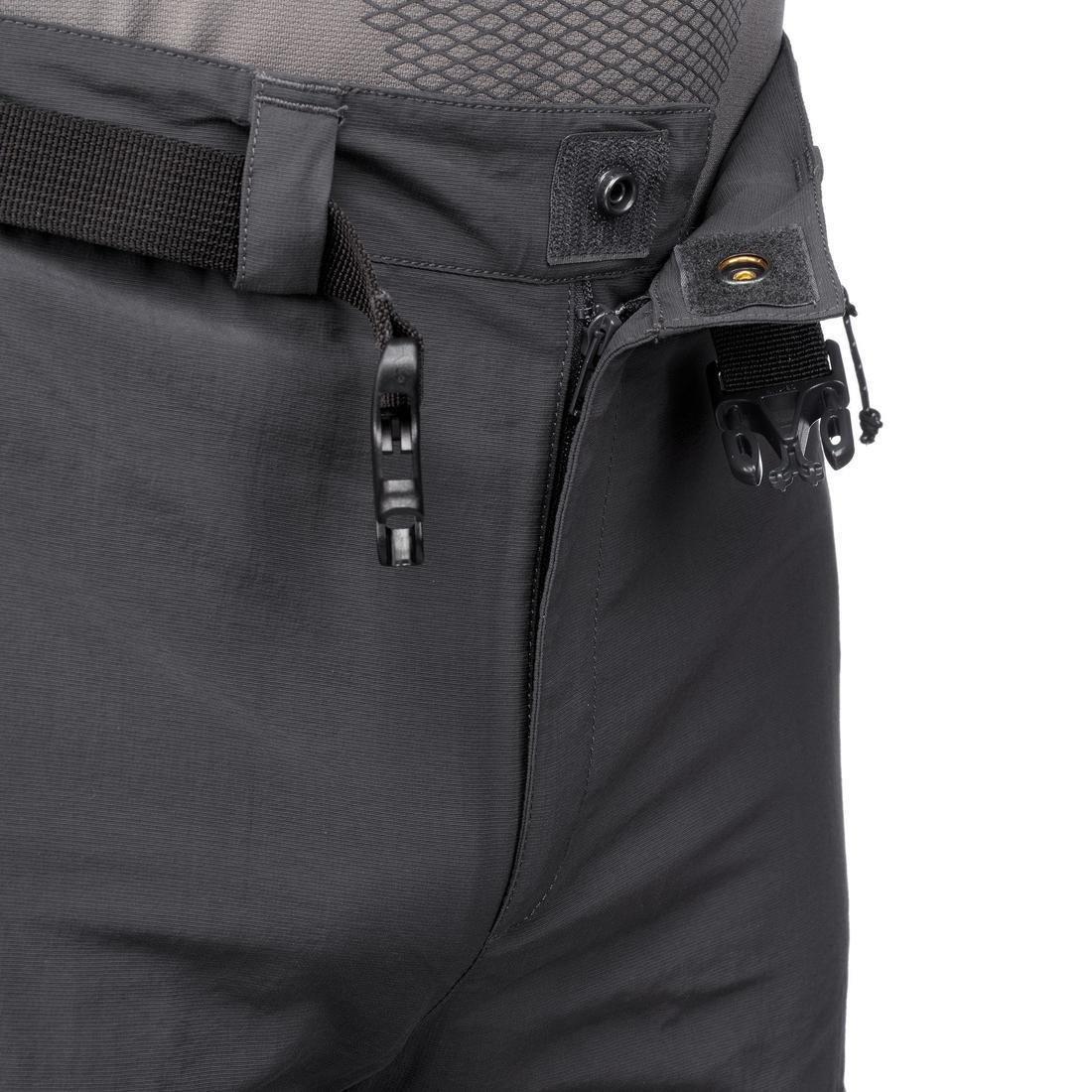 XL Men's Mountain Trekking Durable Shorts - Trek 500, Grey, No Color, large image number 6