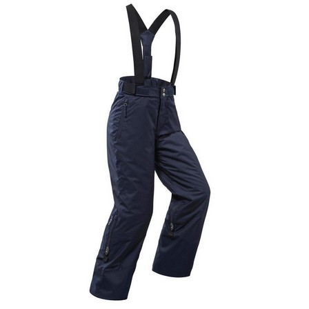 WEDZE - 8-10Y  Children's Ski Trousers, Navy Blue