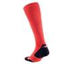 WEDZE - EU 35-38  Warm 100 Ski Socks, Strawberry Pink