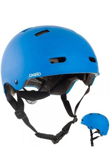 55-59 cm  MF500 Skating Skateboarding Scootering Helmet, Light Cyan, No Color, large image number 0