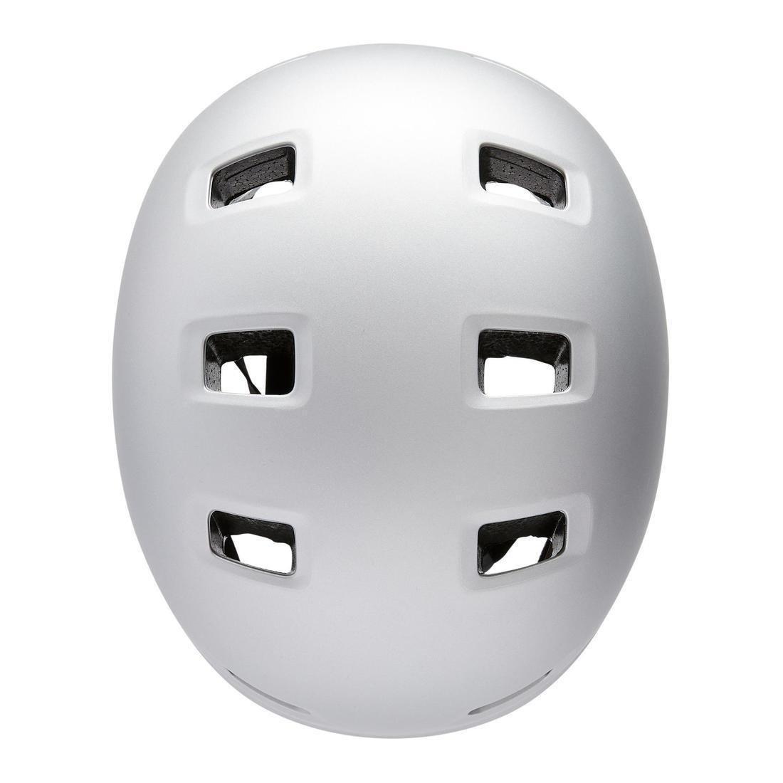 55-59 cm  MF500 Skating Skateboarding Scootering Helmet, Light Cyan, No Color, large image number 14