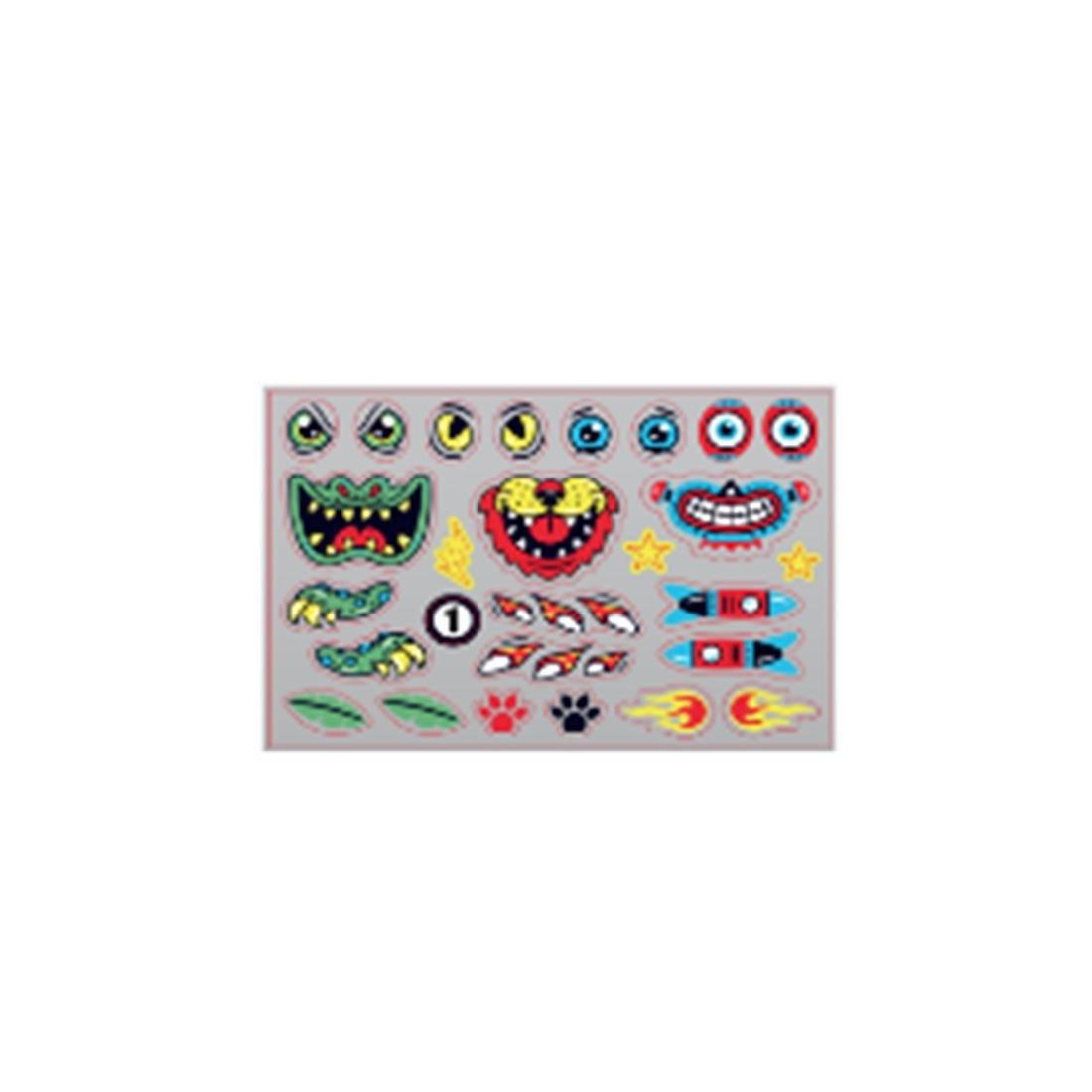Girls' Stickers B1, Red, , large image number 4