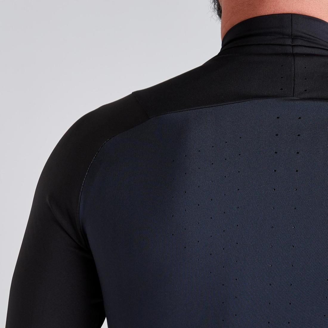 Large  T500 Adult 1/2 Zip Football Training Sweatshirt, Black, No Color, large image number 6