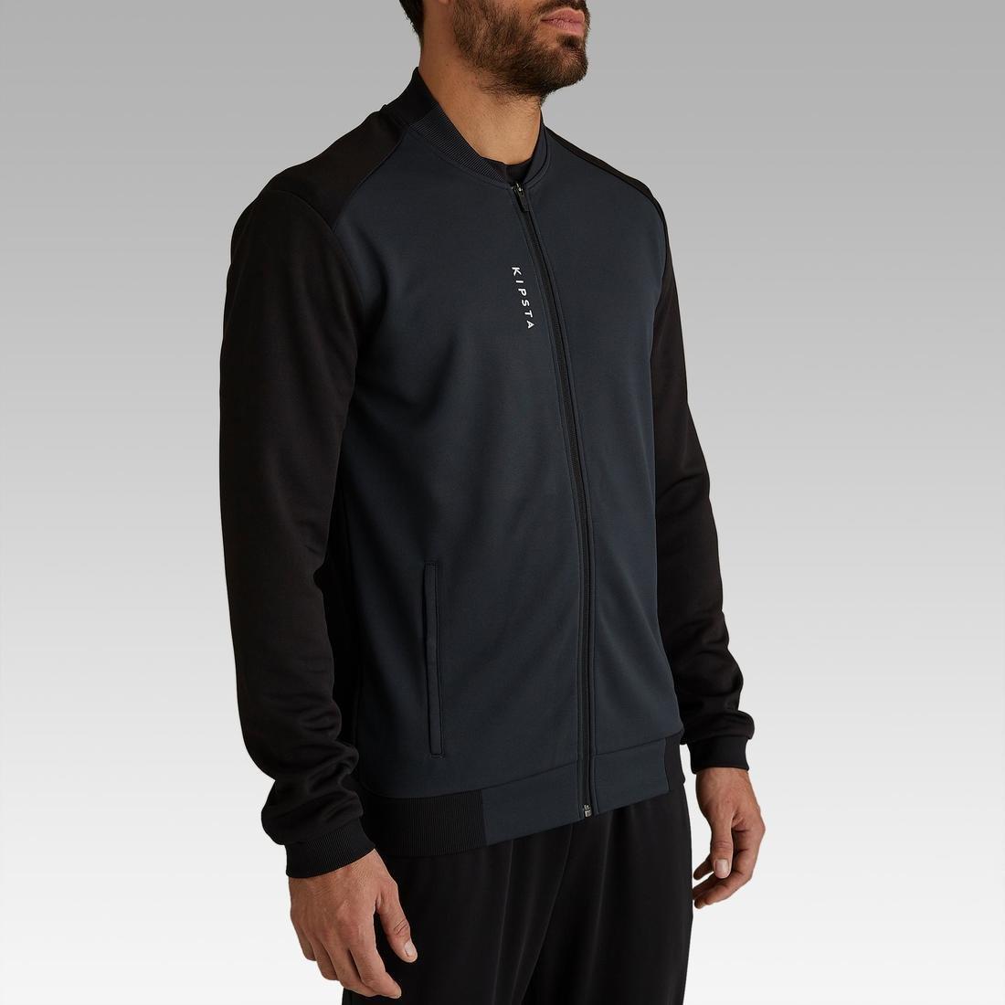 Extra Large  T100 Adult Light Football Jacket, Black, , large image number 2
