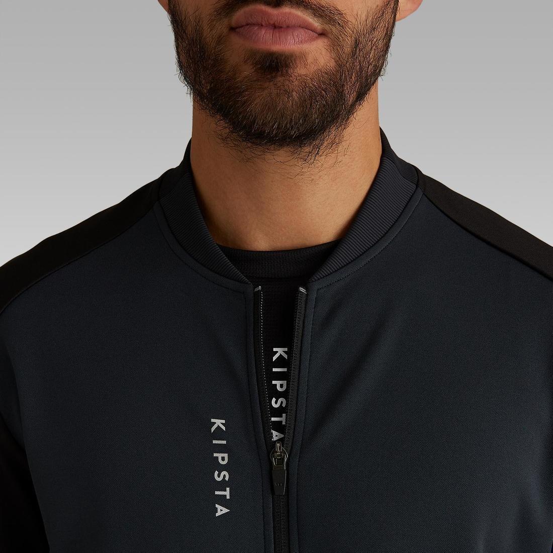 Extra Large  T100 Adult Light Football Jacket, Black, , large image number 7
