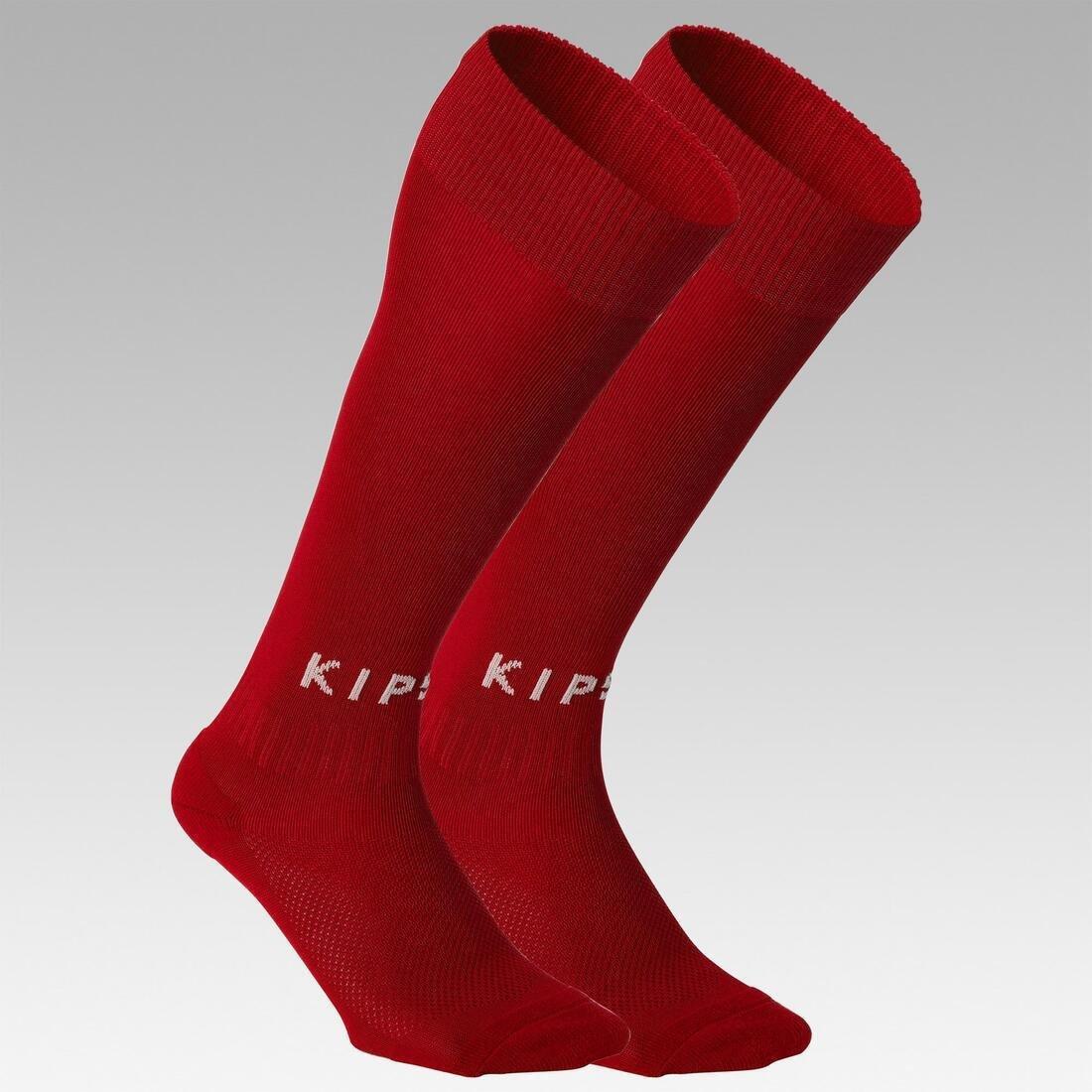 EU 35-38  Kids' Football Socks F100, Bright Indigo, , large image number 7