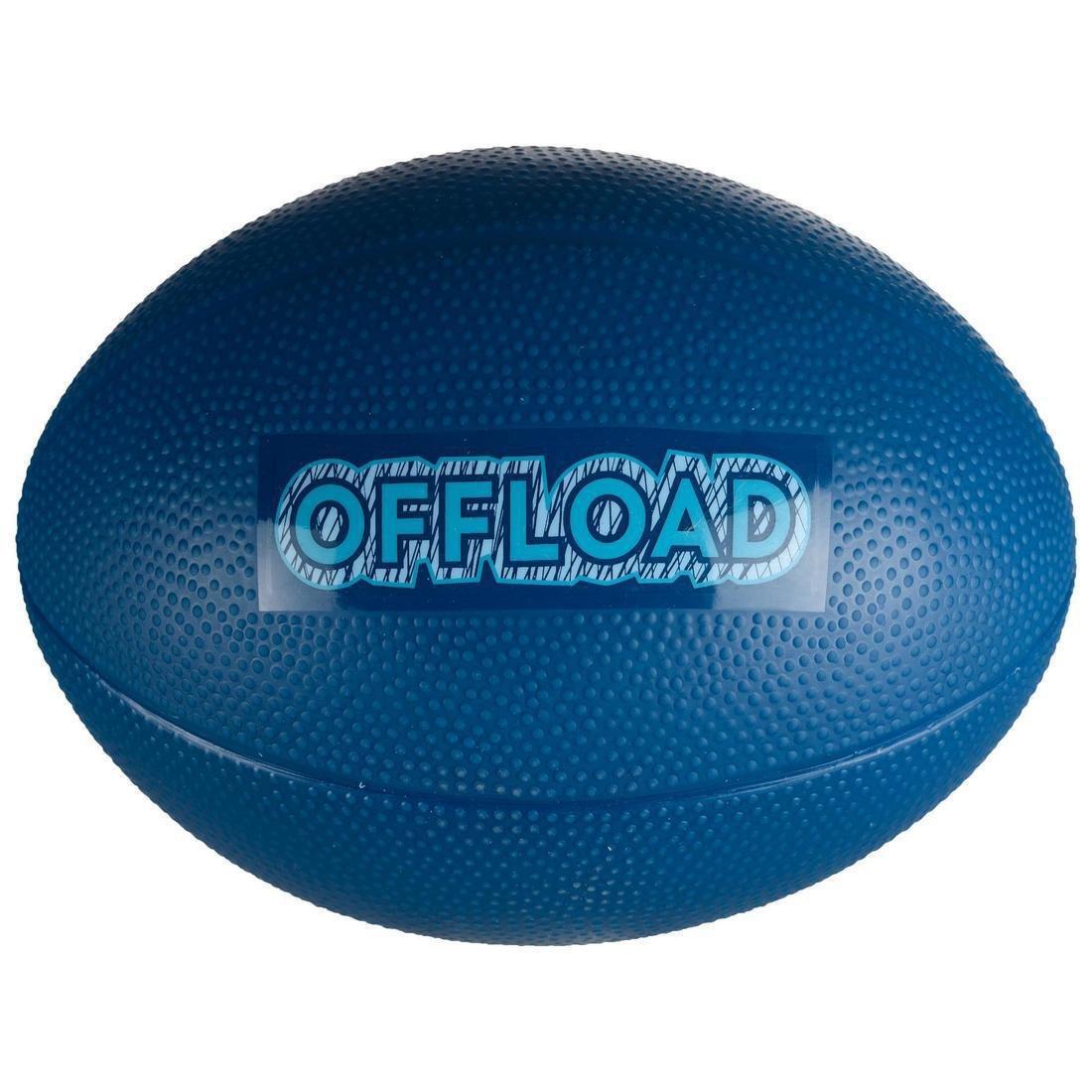 Mini R100 Recreational Pvc Rugby Ball, Petrol Blue, , large image number 0