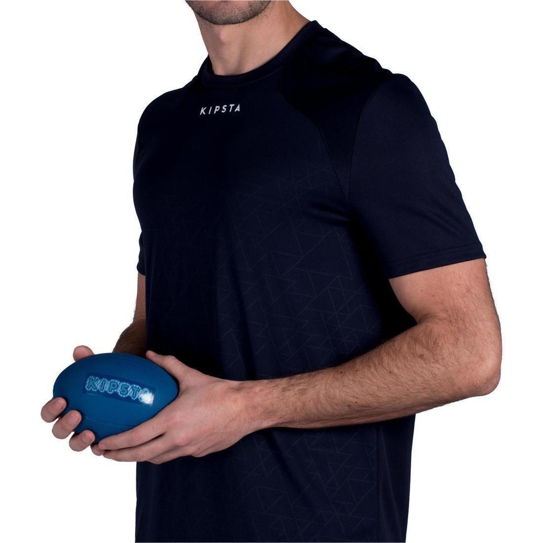 Mini R100 Recreational Pvc Rugby Ball, Petrol Blue, , large image number 5