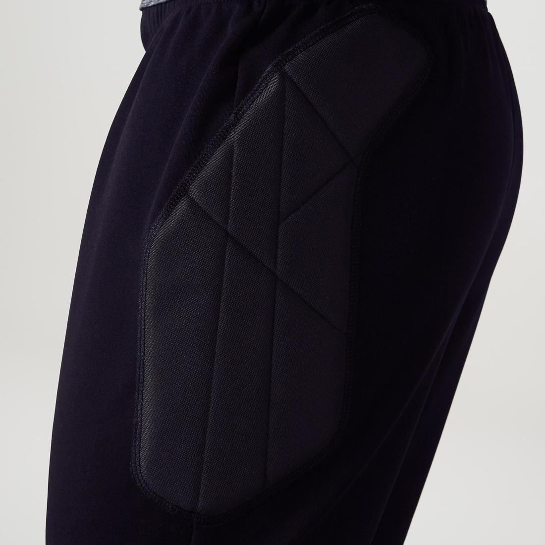 8-9Y  F100 Kids' Goalkeeper Bottoms - Black, , large image number 6