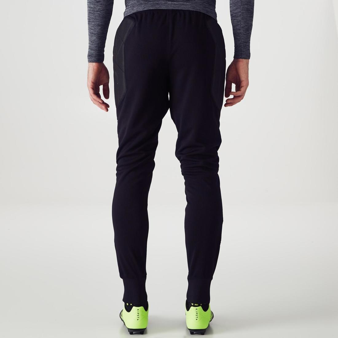 6-7Y  F100 Kids' Goalkeeper Bottoms, Black, , large image number 3