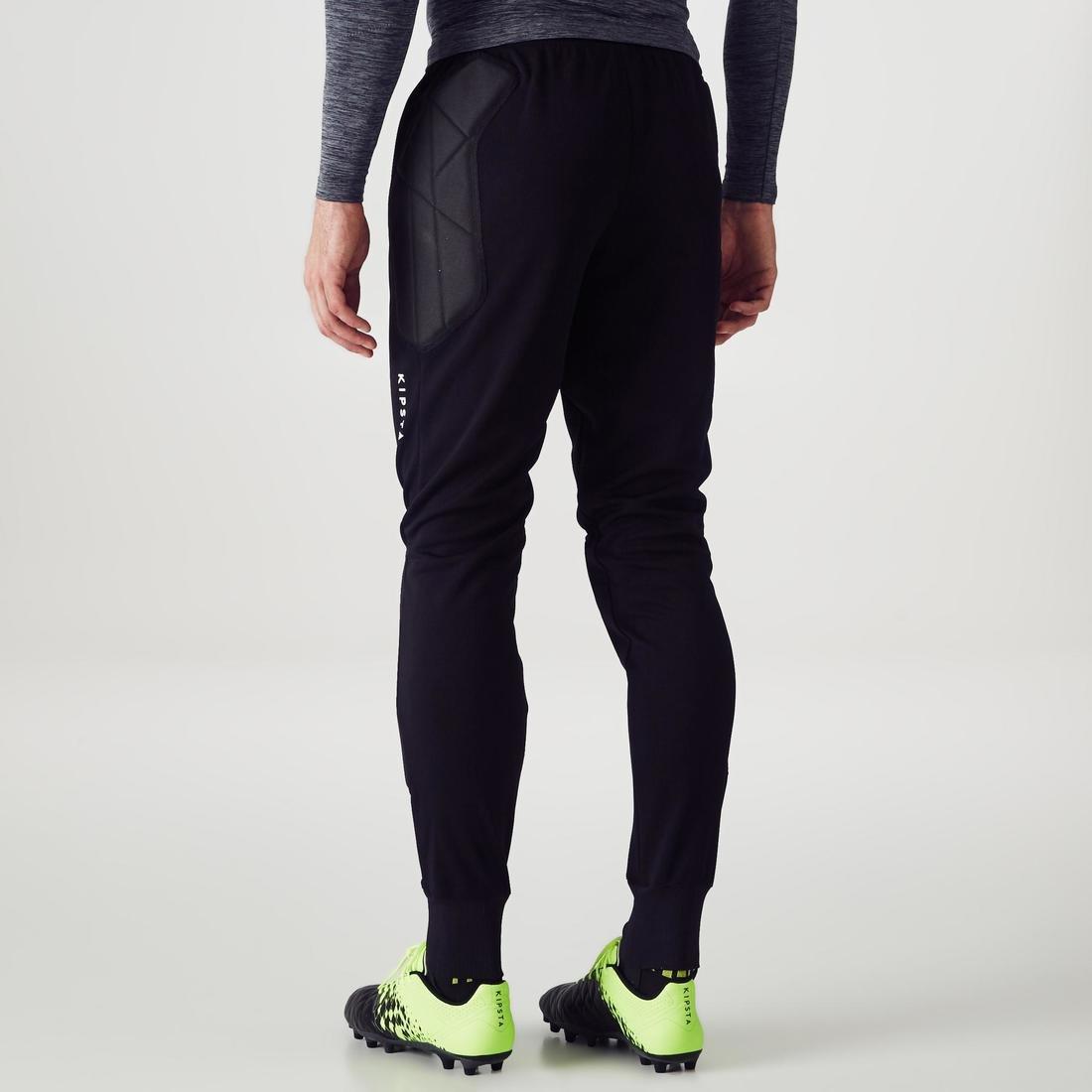 6-7Y  F100 Kids' Goalkeeper Bottoms, Black, , large image number 4