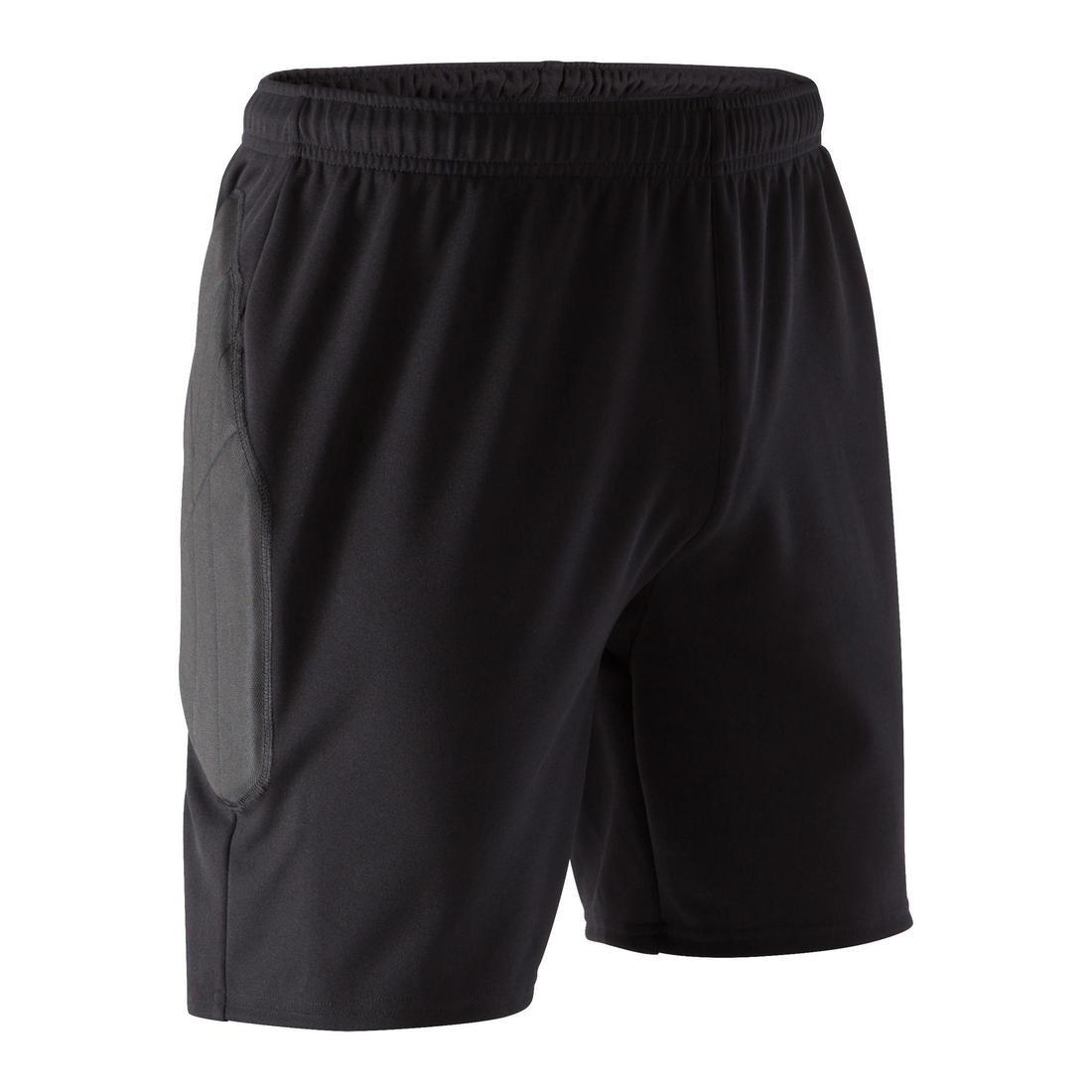 W34 L34  Adult Goalkeeper Shorts F100 - Black, Default, , large image number 0