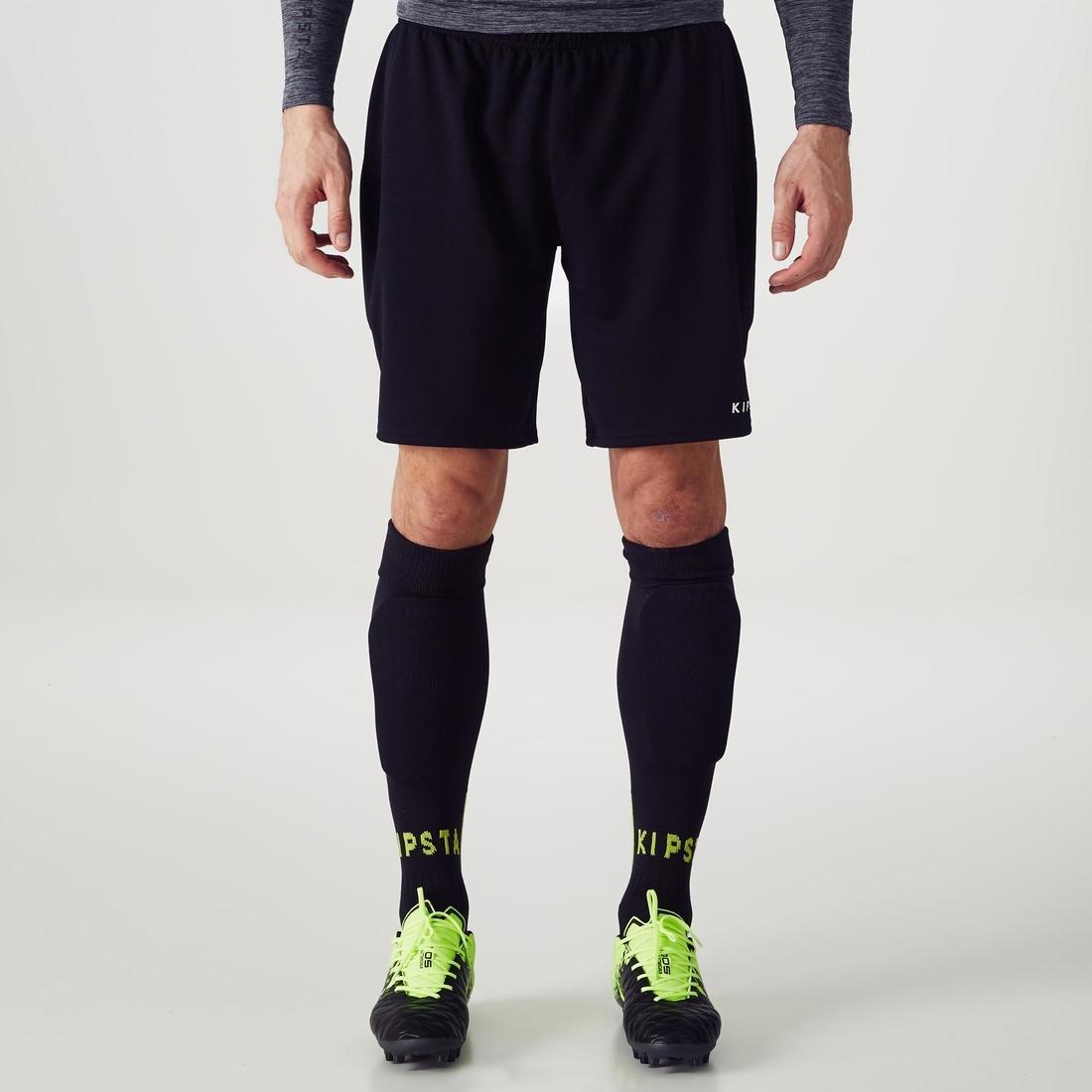 W34 L34  Adult Goalkeeper Shorts F100 - Black, Default, , large image number 1