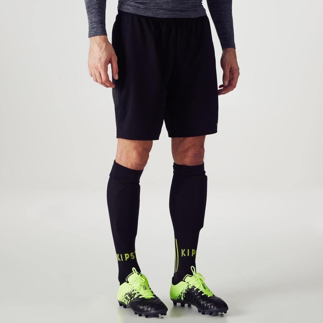 W34 L34  Adult Goalkeeper Shorts F100 - Black, Default, , large image number 2