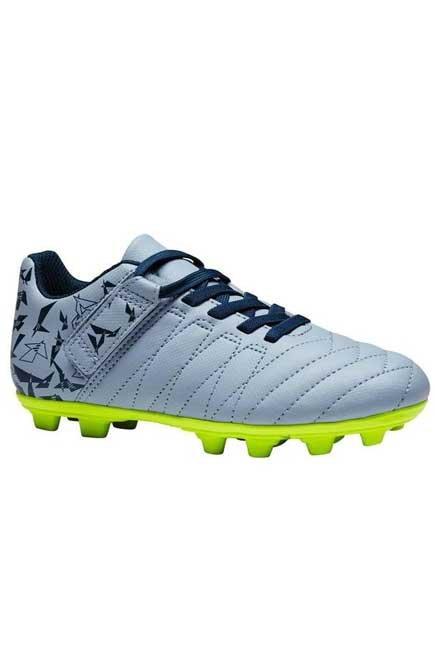 EU 29  Agility 140 FG Kids' Dry Pitch Rip-Tab Football Boots, Light Grey, No Color, large image number 0