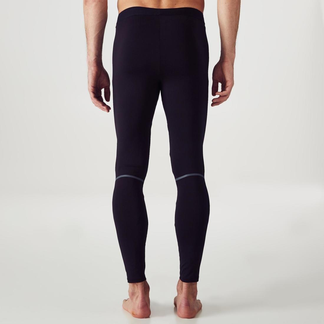 Medium  Men's Tights Keepdry 100 - Black, , large image number 3