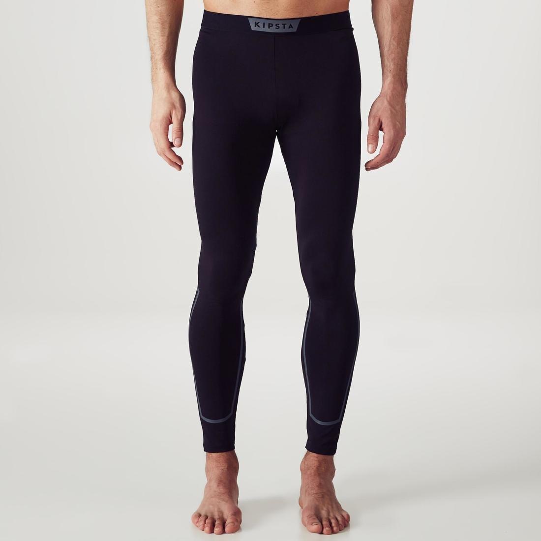 Medium  Men's Tights Keepdry 100 - Black, , large image number 10